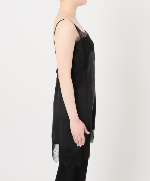 Deuxieme Classe（ドゥーズィエムクラス）の「【Raspail/ラスパイユ】Lace Swithed Camisole（シャツ/ブラウス・レディース・ブラック・FREE）」の13枚目の写真