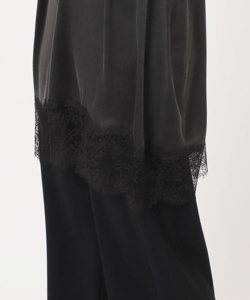 Deuxieme Classe（ドゥーズィエムクラス）の「【Raspail/ラスパイユ】Lace Swithed Camisole（シャツ/ブラウス・レディース・ブラック・FREE）」の15枚目の写真