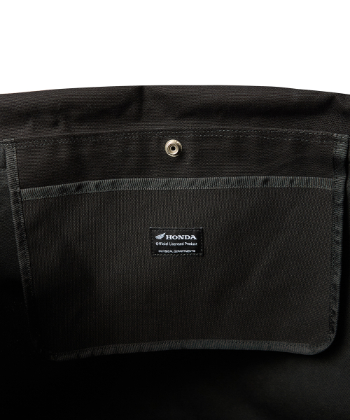 PHYPS MOTORCYCLE(フィップスモーターサイクル)の「Honda Typography Duffel Canvas bag_Black(メッセンジャーバッグ・レディース・その他・FREE)」の5枚目の写真