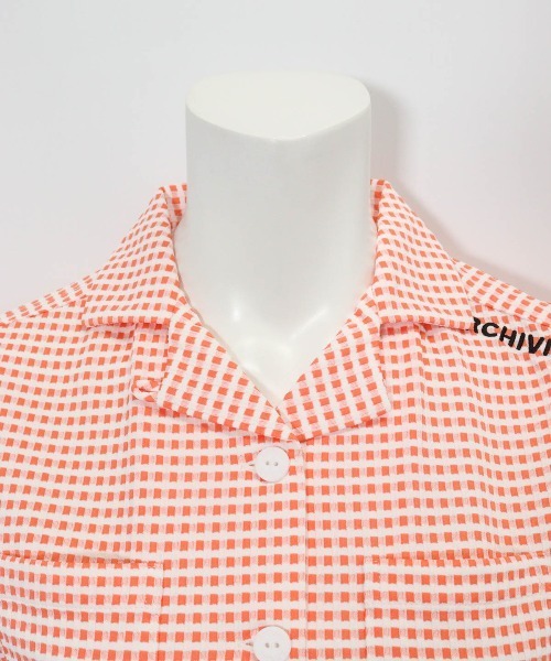 archivio(アルチビオ)の「<LADIES>ギンガムチェック開襟プルオーバー(Tシャツ/カットソー・レディース・イエロー/オレンジ/ブラック・L/M/S)」の16枚目の写真