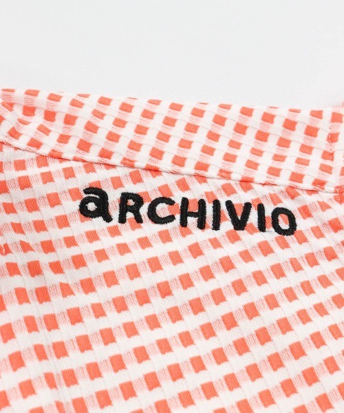 archivio(アルチビオ)の「<LADIES>ギンガムチェック開襟プルオーバー(Tシャツ/カットソー・レディース・イエロー/オレンジ/ブラック・L/M/S)」の18枚目の写真