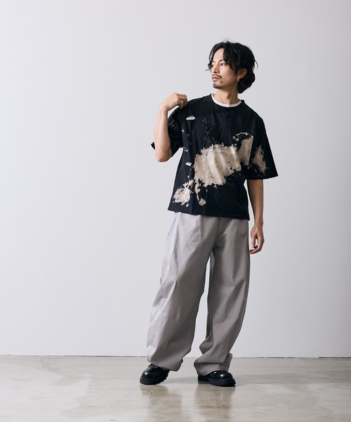 improves(インプローブス)の「グランジ 半袖Tシャツ(Tシャツ/カットソー・メンズ・ブラウン/ブラック・X-LARGE/LARGE/MEDIUM/SMALL)」の17枚目の写真