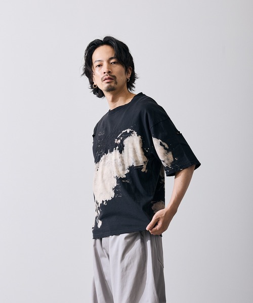 improves(インプローブス)の「グランジ 半袖Tシャツ(Tシャツ/カットソー・メンズ・ブラウン/ブラック・X-LARGE/LARGE/MEDIUM/SMALL)」の7枚目の写真