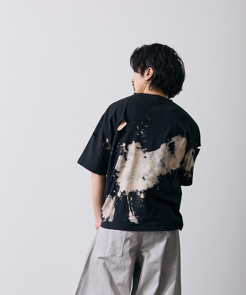 improves(インプローブス)の「グランジ 半袖Tシャツ(Tシャツ/カットソー・メンズ・ブラウン/ブラック・X-LARGE/LARGE/MEDIUM/SMALL)」の10枚目の写真
