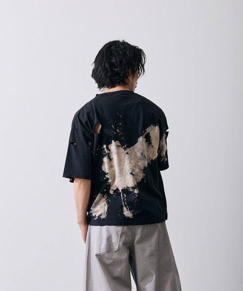 improves(インプローブス)の「グランジ 半袖Tシャツ(Tシャツ/カットソー・メンズ・ブラウン/ブラック・X-LARGE/LARGE/MEDIUM/SMALL)」の11枚目の写真