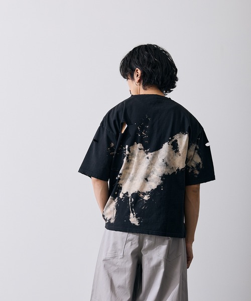 improves(インプローブス)の「グランジ 半袖Tシャツ(Tシャツ/カットソー・メンズ・ブラウン/ブラック・X-LARGE/LARGE/MEDIUM/SMALL)」の12枚目の写真