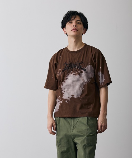 improves(インプローブス)の「グランジ 半袖Tシャツ(Tシャツ/カットソー・メンズ・ブラウン/ブラック・X-LARGE/LARGE/MEDIUM/SMALL)」の21枚目の写真