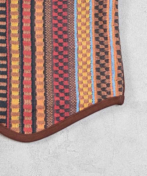 MARKEY'S（マーキーズ）の「ジャガードプリントベスト（ベスト・キッズ・ブラウン/ネイビー・L/M/S）」の11枚目の写真