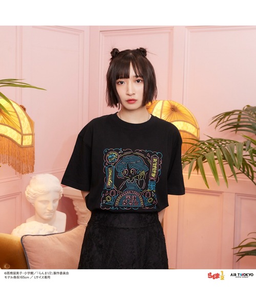 AIR TWOKYO(エアトゥーキョー)の「TVアニメ「らんま1/2」第1弾 ネオン中華Tシャツ 3(天道あかね)(Tシャツ/カットソー・レディース・ブラック・XX-LARGE/X-LARGE/LARGE/MEDIUM/SMALL)」の1枚目の写真