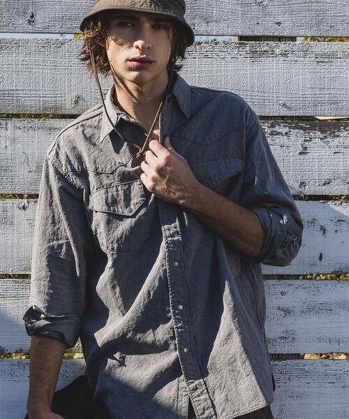 BEAMS PLUS（ビームスプラス）の「Jungle Hat 2 Back Satin（ハット・メンズ・ブラック・S/M）」の4枚目の写真