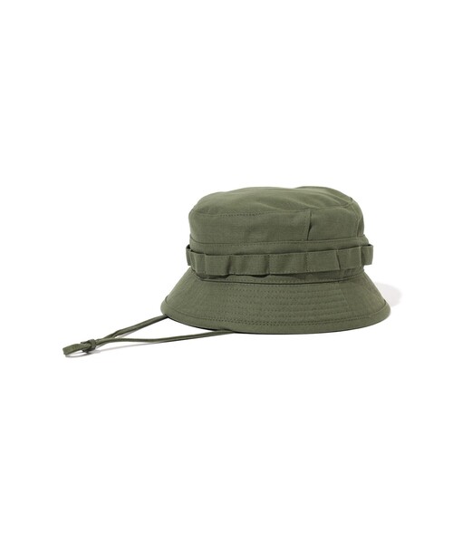BEAMS PLUS（ビームスプラス）の「Jungle Hat 2 Back Satin（ハット・メンズ・ブラック・S/M）」の11枚目の写真