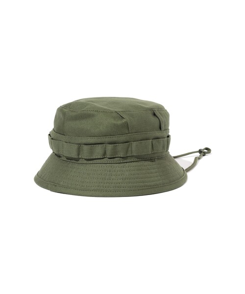 BEAMS PLUS（ビームスプラス）の「Jungle Hat 2 Back Satin（ハット・メンズ・ブラック・S/M）」の12枚目の写真