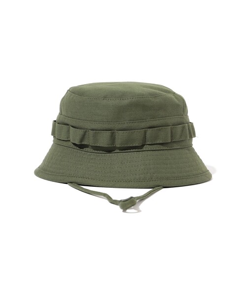BEAMS PLUS（ビームスプラス）の「Jungle Hat 2 Back Satin（ハット・メンズ・ブラック・S/M）」の13枚目の写真
