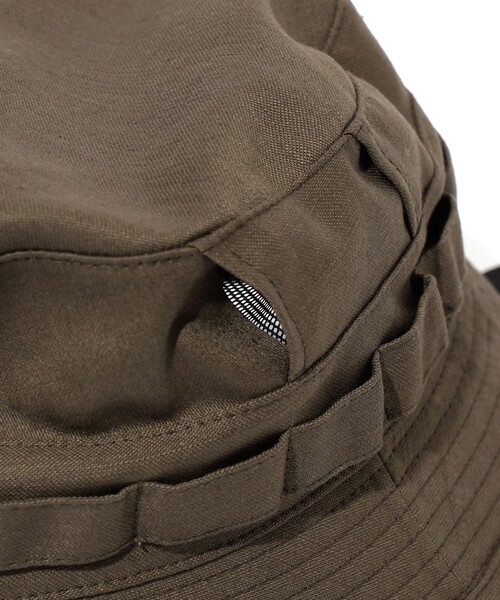 BEAMS PLUS（ビームスプラス）の「Jungle Hat 2 Back Satin（ハット・メンズ・ブラック・S/M）」の21枚目の写真