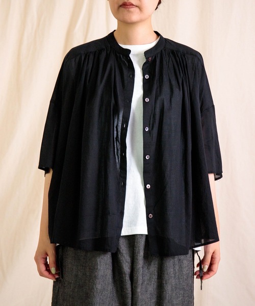 Brocante / ブロカント] インドボイル シスフロンセシャツ | Domingo