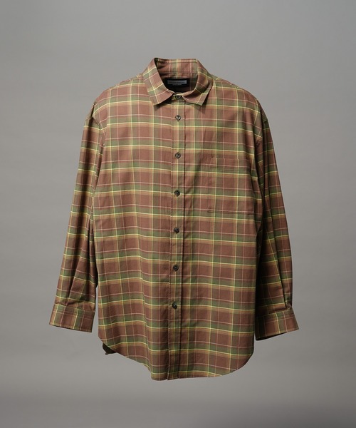 MAISON SPECIAL(メゾンスペシャル)の「《UNISEX》【Italian Dead Stock Fabric】Prime-Over Maxi Regular Collar Shirts Coat/【イタリアンデッドストックファブリック】プライムオーバーマキシレギュラーカラーシャツコート【MAISON SPECIAL/メゾンスペシャル】(シャツ/ブラウス・メンズ・ブラウン/その他1/オレンジ/ライトグレー/その他2/チャコールグレー/グレー/ブラック/ライトグリーン・2/1/0)」の17枚目の写真
