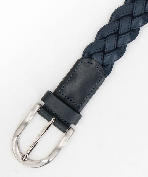 NICOLE CLUB FOR MEN（ニコルクラブフォーメン）の「【NICOLE SPORTS】ロゴプリントメッシュベルト（ベルト・メンズ・ブラック/ネイビー/ホワイト・FREE）」の3枚目の写真