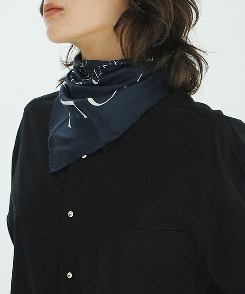 セール】LOGO SILK SCARF（バンダナ/スカーフ）｜CLANE（クラネ）の