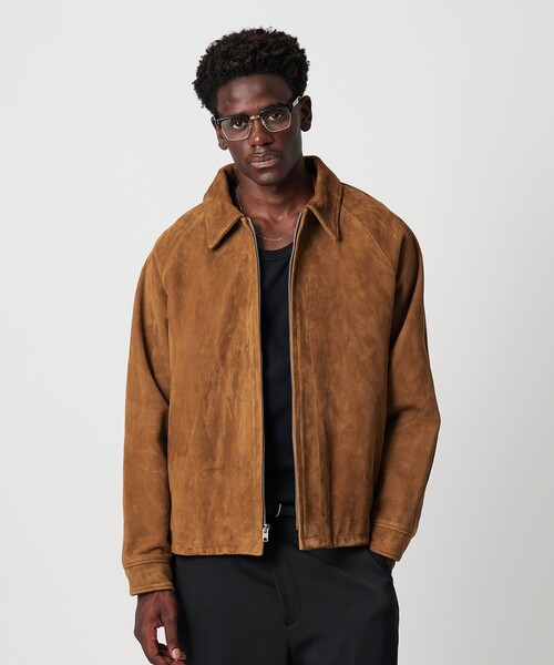 schott(ショット)の「【別注】<Schott>スエード ブルゾン(その他アウター・メンズ・ダークブラウン/ベージュ・M/L/XL)」の21枚目の写真