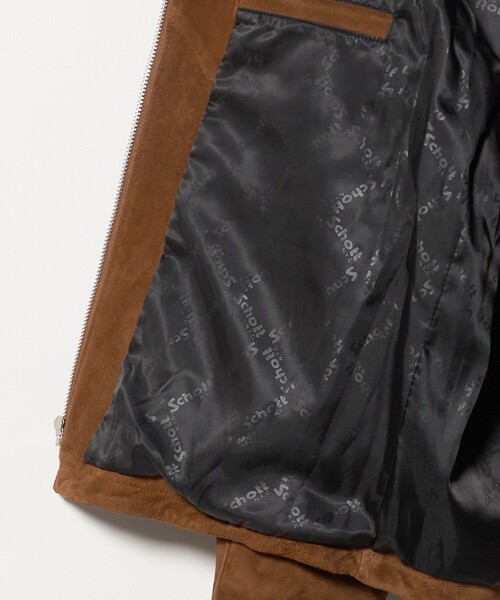 schott(ショット)の「【別注】<Schott>スエード ブルゾン(その他アウター・メンズ・ダークブラウン/ベージュ・M/L/XL)」の13枚目の写真