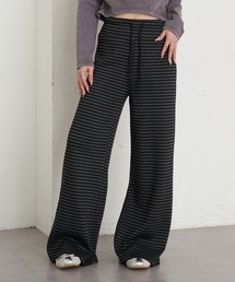 RAY CASSIN | ボーダーカットパンツ(その他パンツ)