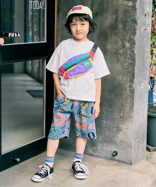 F.O.KIDS（エフオーキッズ）の「ライトワイドデニムパンツ（その他パンツ・キッズ・チャコール/サックスブルー/ブルー・80/90/100/110/120/130/140）」の16枚目の写真