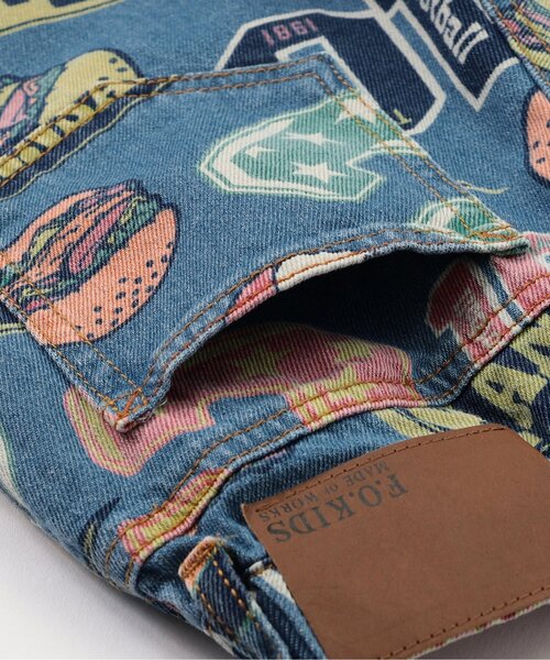 F.O.KIDS（エフオーキッズ）の「ライトワイドデニムパンツ（その他パンツ・キッズ・チャコール/サックスブルー/ブルー・80/90/100/110/120/130/140）」の13枚目の写真