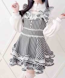 MA*RS（アメーバーマーズ）の「ダブルりぼんギンガムキャミワンピース（ワンピース）」