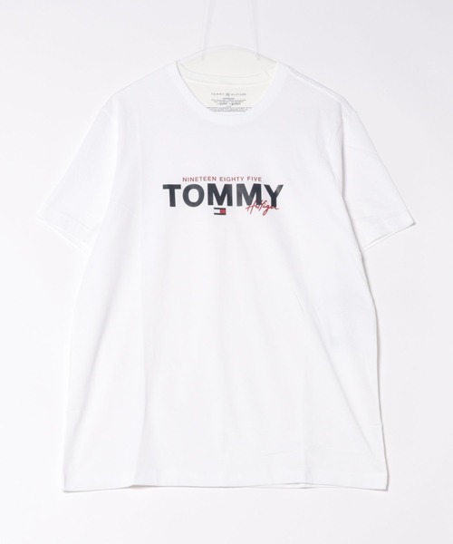 TOMMY HILFIGER(トミーヒルフィガー)の「TOMMY HILFIGER ロゴTシャツ(Tシャツ/カットソー・メンズ・ホワイト/ネイビー/ヘザーグレー・LARGE/X-LARGE/MEDIUM)」の2枚目の写真