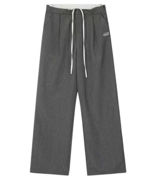 ampm（エーエムピーエム）の「ピンストライプ イージーワイドパンツ（スラックス・レディース・グレー/ネイビー・L/M）」の21枚目の写真