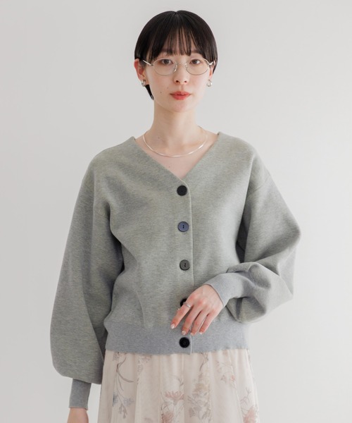 Paradise Picnic(パラダイスピクニック)の「LILLY LYNQUE Wフェイス2WAYトップス(ニット/セーター・レディース・アイボリー/ブラック/グレー・FREE)」の20枚目の写真