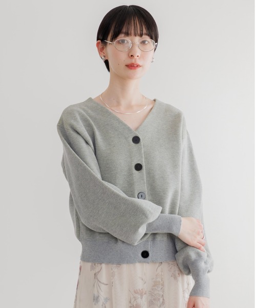 Paradise Picnic(パラダイスピクニック)の「LILLY LYNQUE Wフェイス2WAYトップス(ニット/セーター・レディース・アイボリー/ブラック/グレー・FREE)」の21枚目の写真