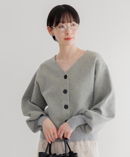 Paradise Picnic(パラダイスピクニック)の「LILLY LYNQUE Wフェイス2WAYトップス(ニット/セーター・レディース・アイボリー/ブラック/グレー・FREE)」の22枚目の写真