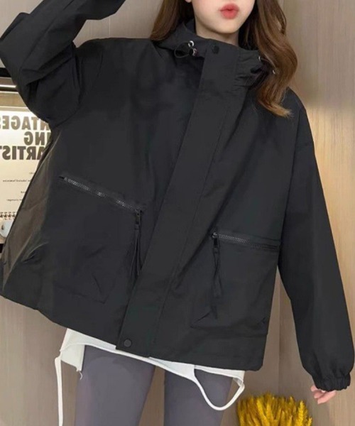 Flugge(フラッジー)の「マウンテンジャケット(その他アウター・レディース・ベージュ/ブラック・LARGE/MEDIUM)」の2枚目の写真