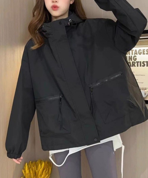 Flugge(フラッジー)の「マウンテンジャケット(その他アウター・レディース・ベージュ/ブラック・LARGE/MEDIUM)」の4枚目の写真