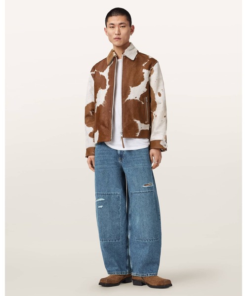 ALLSAINTS（オールセインツ）の「BARREL SLOUCH DENIM JEANS | BARREL SLOUCH デニム ジーンズ（デニムパンツ・メンズ・インディゴブルー・31/30/32/28）」の7枚目の写真