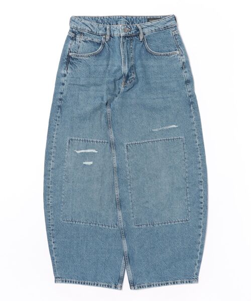 ALLSAINTS（オールセインツ）の「BARREL SLOUCH DENIM JEANS | BARREL SLOUCH デニム ジーンズ（デニムパンツ・メンズ・インディゴブルー・31/30/32/28）」の12枚目の写真