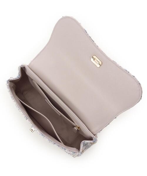 Samantha Thavasa(サマンサタバサ)の「オリジナル金具ツイード ワンハンドルバッグ(ハンドバッグ・レディース・ネイビー/ピンク・FREE)」の6枚目の写真