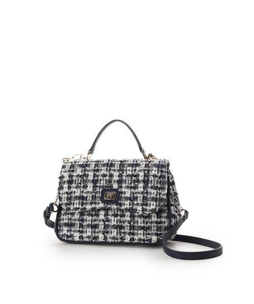 Samantha Thavasa(サマンサタバサ)の「オリジナル金具ツイード ワンハンドルバッグ(ハンドバッグ・レディース・ネイビー/ピンク・FREE)」の14枚目の写真