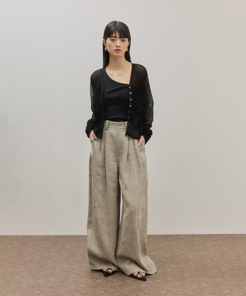 ADAM ET ROPE'（アダムエロペ）の「バックストラップフラットサンダル（サンダル・レディース・ブラック/レッド/キャメル・24/23.5/23/24.5）」の5枚目の写真