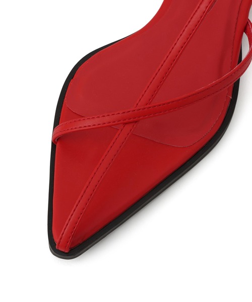 ADAM ET ROPE'（アダムエロペ）の「バックストラップフラットサンダル（サンダル・レディース・ブラック/レッド/キャメル・24/23.5/23/24.5）」の17枚目の写真