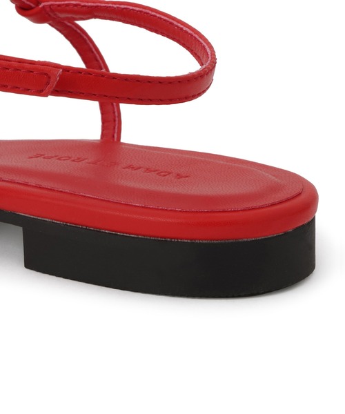 ADAM ET ROPE'（アダムエロペ）の「バックストラップフラットサンダル（サンダル・レディース・ブラック/レッド/キャメル・24/23.5/23/24.5）」の19枚目の写真