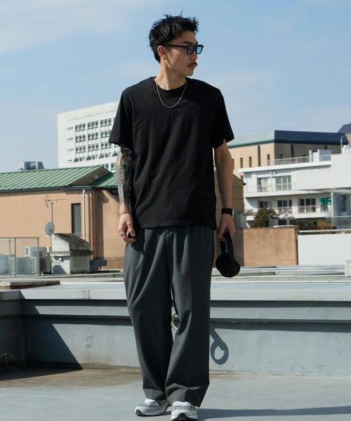 Levi's（リーバイス）の「LEVI'S/リーバイス SLIM 2PK CREWNECK 1 2パック Tシャツ 半袖 クルーネック 2026年春夏（Tシャツ/カットソー・メンズ・ブラック/ホワイト・M/L/XL/S）」の21枚目の写真