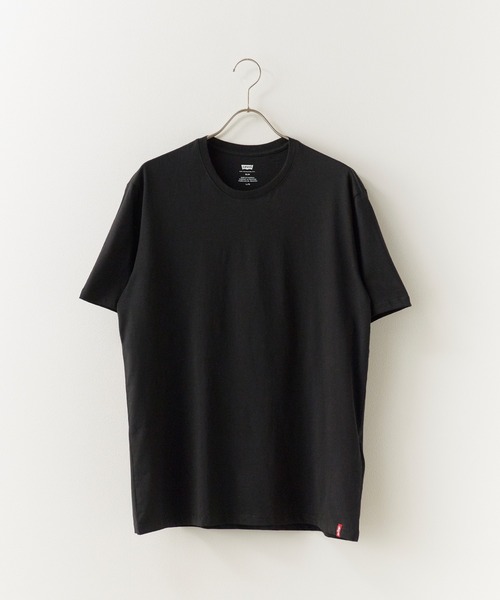 Levi's（リーバイス）の「LEVI'S/リーバイス SLIM 2PK CREWNECK 1 2パック Tシャツ 半袖 クルーネック 2026年春夏（Tシャツ/カットソー・メンズ・ブラック/ホワイト・M/L/XL/S）」の19枚目の写真