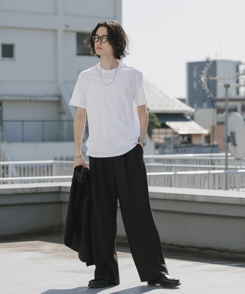 Levi's（リーバイス）の「LEVI'S/リーバイス SLIM 2PK CREWNECK 1 2パック Tシャツ 半袖 クルーネック 2026年春夏（Tシャツ/カットソー・メンズ・ブラック/ホワイト・M/L/XL/S）」の14枚目の写真