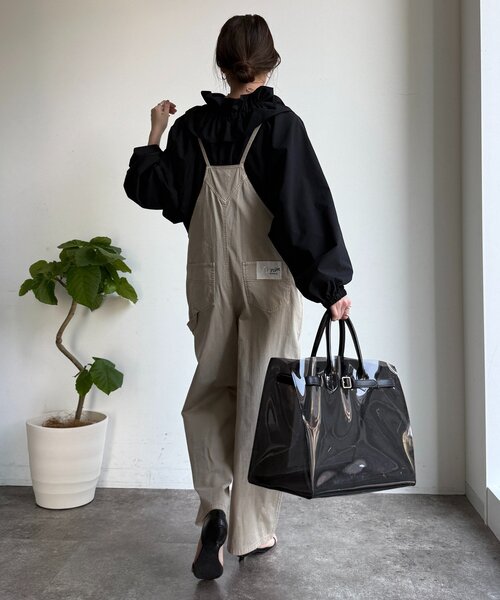 DouDou(ドゥドゥ)の「ダブルフリルカラーブラウス(シャツ/ブラウス・レディース・ホワイト/サックスブルー/ブラック・FREE)」の18枚目の写真