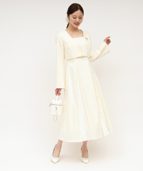 ROYAL PARTY(ロイヤルパーティー)の「ラメツイードノーカラーショートジャケット(ノーカラージャケット・レディース・ブルー/オフホワイト/ブラック・FREE)」の10枚目の写真