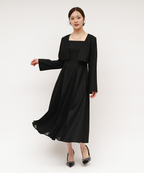 ROYAL PARTY(ロイヤルパーティー)の「ラメツイードノーカラーショートジャケット(ノーカラージャケット・レディース・ブルー/オフホワイト/ブラック・FREE)」の15枚目の写真