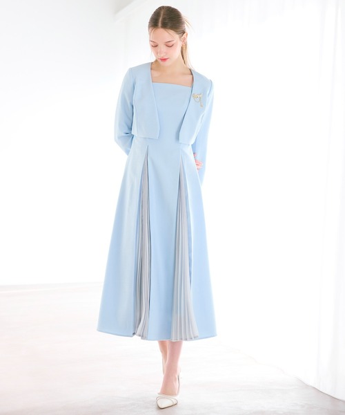 ROYAL PARTY(ロイヤルパーティー)の「ラメツイードノーカラーショートジャケット(ノーカラージャケット・レディース・ブルー/オフホワイト/ブラック・FREE)」の18枚目の写真