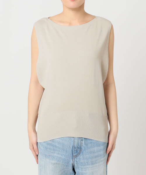 plage(プラージュ)の「Sabrina Neck ベスト(ベスト・レディース・ブラック/グレー・FREE)」の9枚目の写真